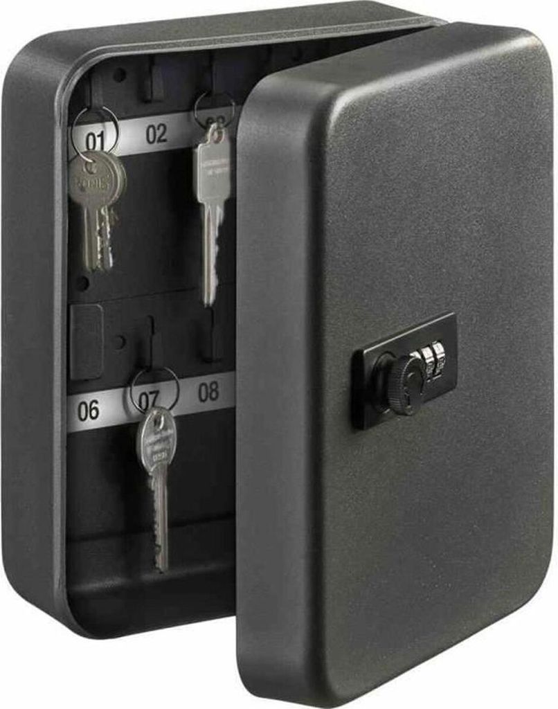 Schlüsselschrank Burg-Wachter KC 20 C Schwarz Matte Hinterseite