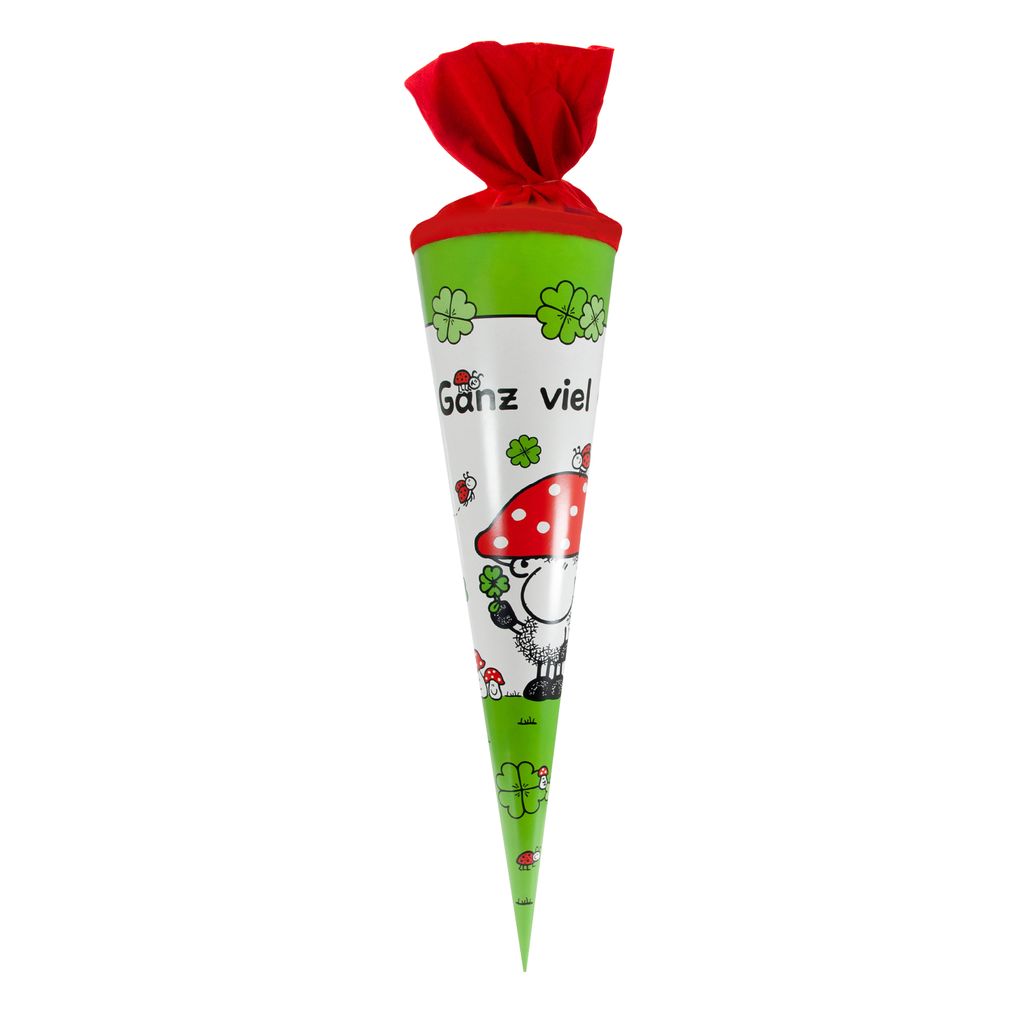 Schultüte Ganz viel Glück 35 cm, Menge: 1 (Neu) Produktbild 