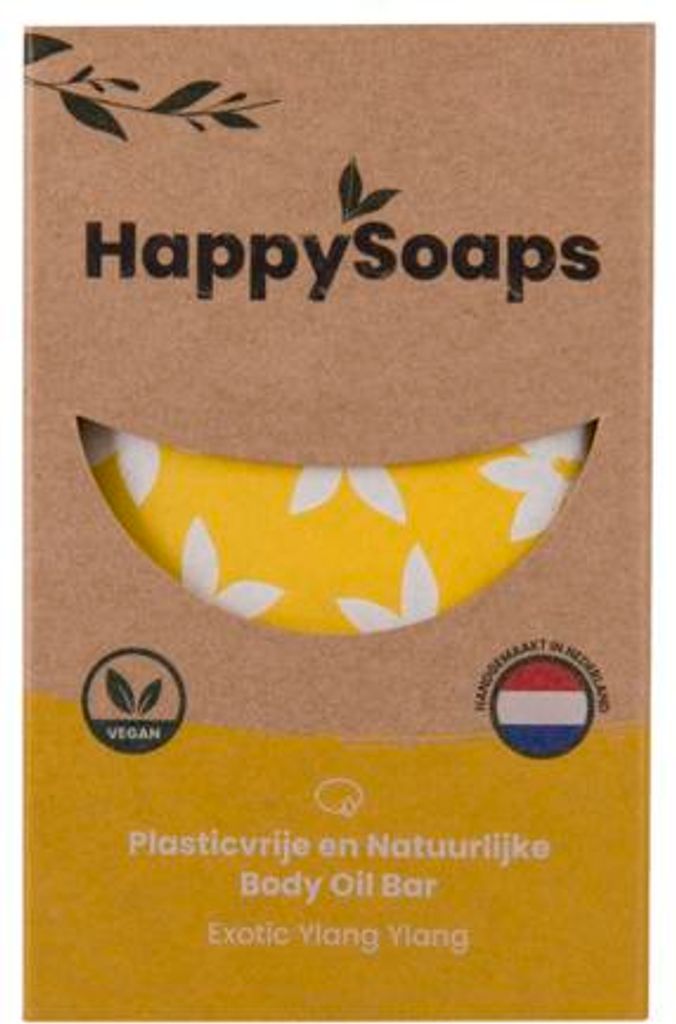 Happysoaps Body Oil Bar Exotic Ylang Ylang (70 gr)