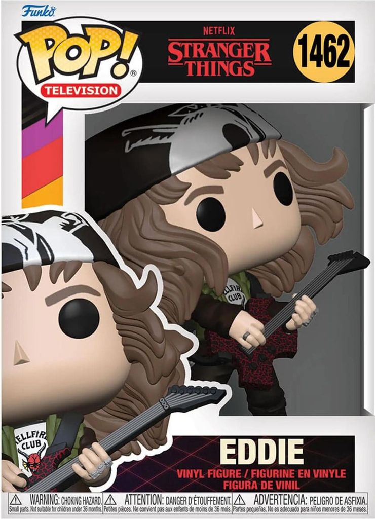 Stranger Things - Eddie with Guitar 1462 - Funko Pop! Vinyl Figur
