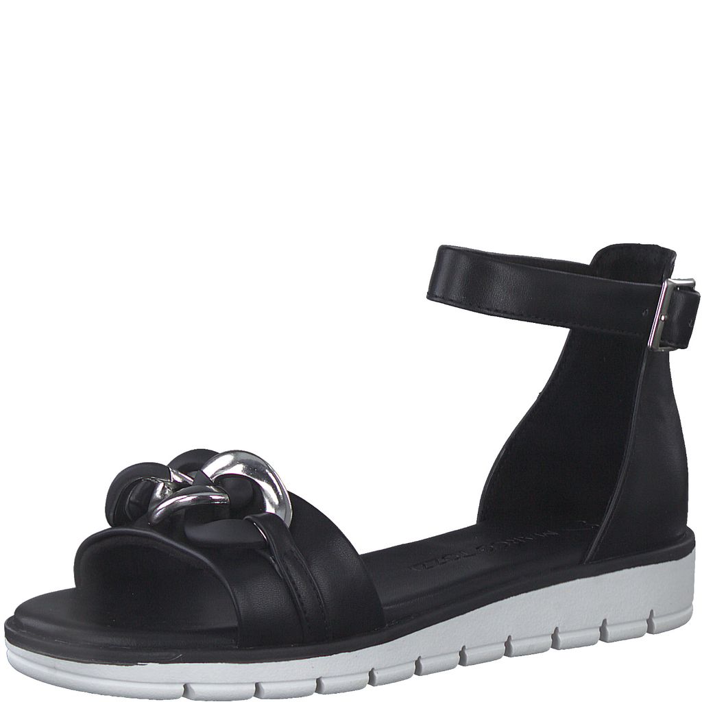 MARCO TOZZI Damen Sandale Kettendetail Keilabsatz Produktbild 