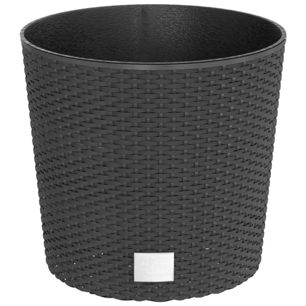 Bac à plantes robuste anthracite 15L insert amovible polypropylène PP
