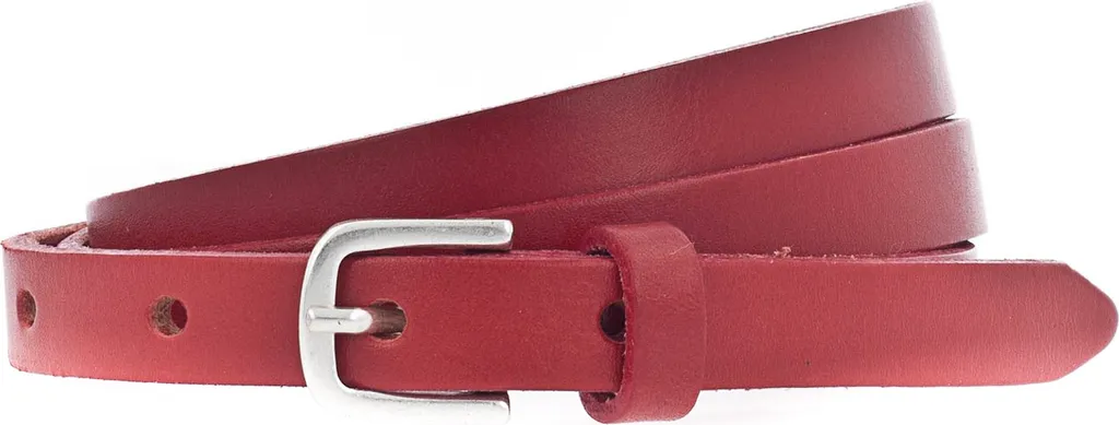 Cintura Sottile Vanzetti Neon Booster Rossa 15mm Pelle W110 in Offerta - 1