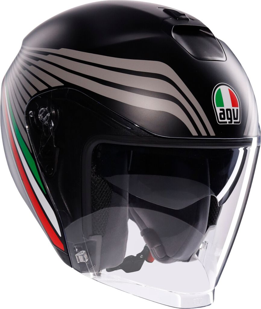 AGV IRIDES BOLOGNA Jethelm L in schwarz