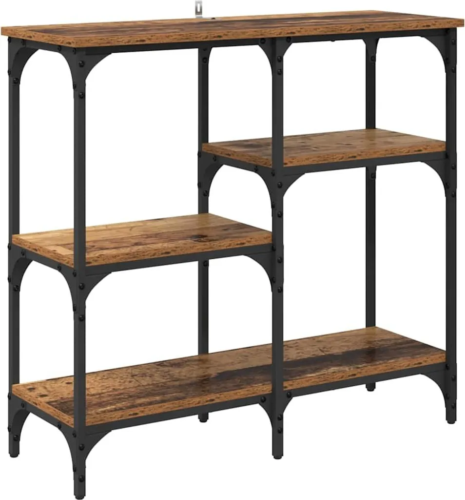 Tavolo Consolle SYFAX™ Legno Vecchio 80cm | Chic Rustico Contemporaneo