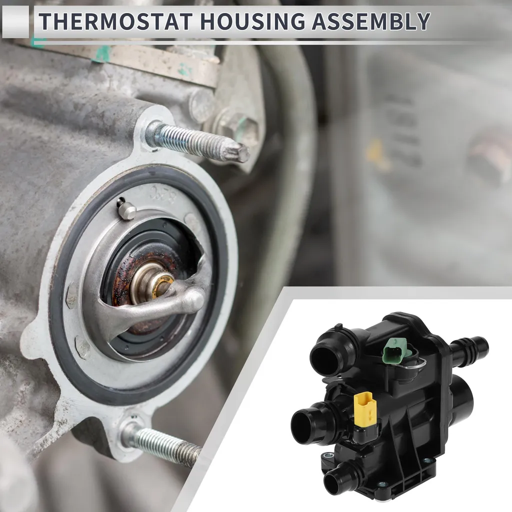 Thermostat de Voiture Durable 9812131480 en Plastique pour Peugeot 308