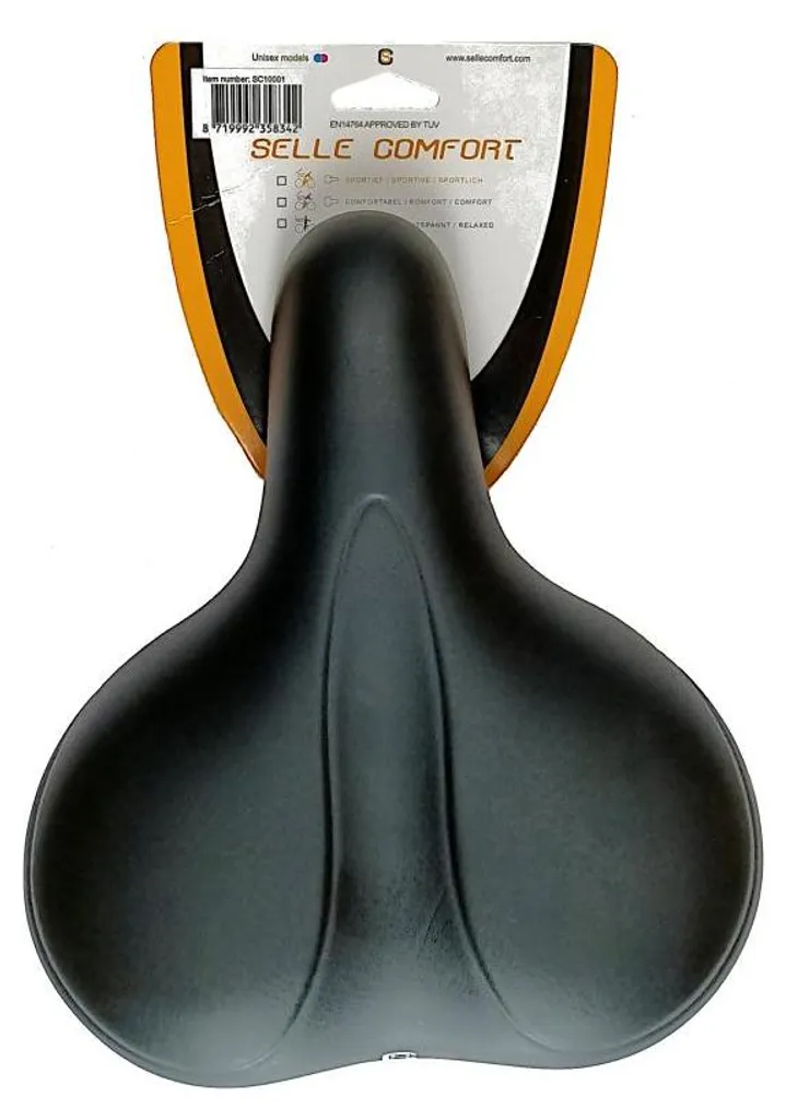Selle de vélo gel unisexe grand confort pour cyclisme urbain VAE