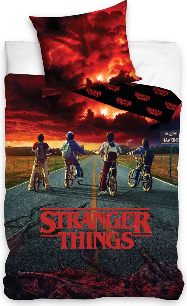 Stranger Things Bettwäsche STR225020-4 ,135x200 cm + 80x80 Produktbild 