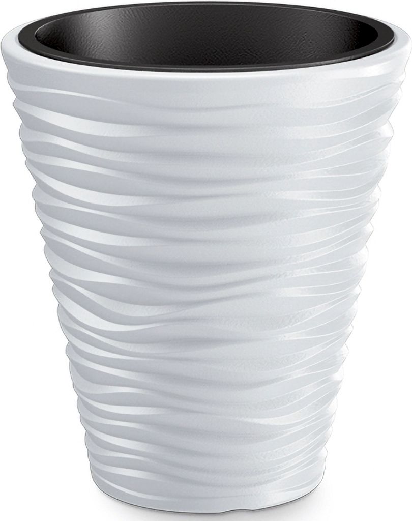 nabbi Kunststoff-Pflanzgefäß DBSA400 38,8 cm - weiß Produktbild 