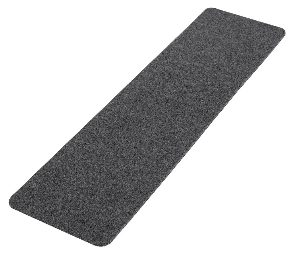 Tapis d'escalier antidérapants gris - Lot de 15 marches 65x25 cm