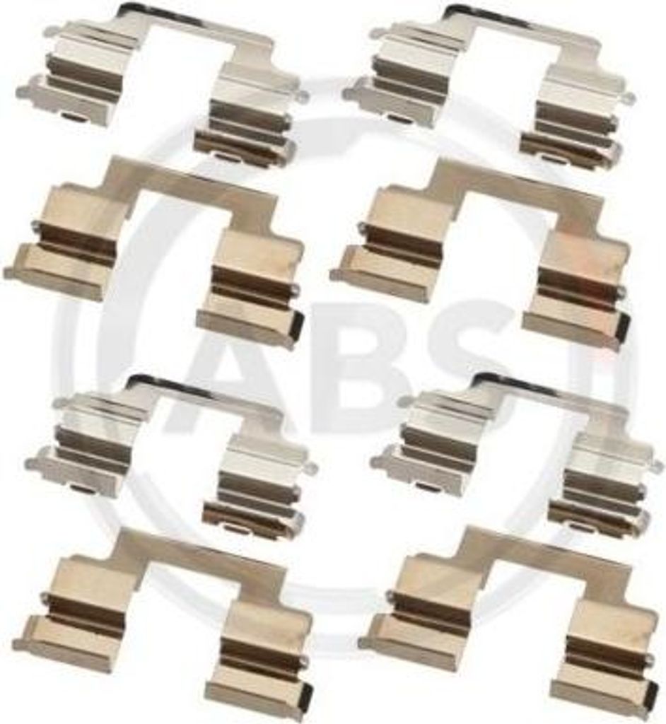 A.B.S. 1822Q Zubehörsatz, Scheibenbremsbeläge OE kompatibel mit Range Rover