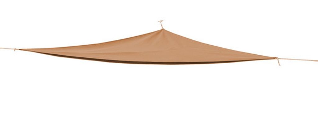 LEX Sonnensegel Dreieck aus Polyester 3x3x3 m MC2017 Taupe