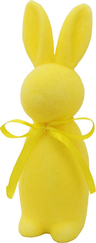 Osterhasenstatue, freistehendes Hasenornament aus Schaumstoff, Kaninchen aus Kunstmoos, beflockte Hasenfigur, Tafelaufsatz für Schreibtisch, Kamin...