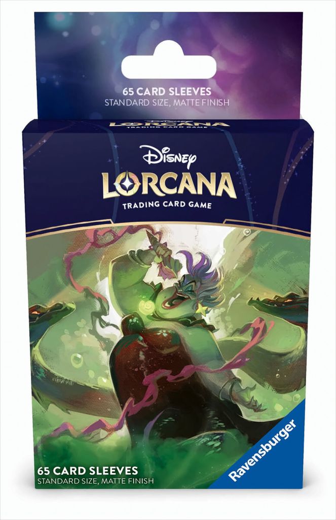 Ravensburger Adventskalender|Ravensburger Disney Lorcana Trading Card Game: Archazias Insel - Kartenhüllen Ursula