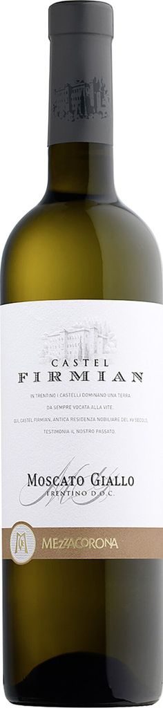 Castel Firmian Castel Firmian Moscato Giallo Trentino 2023 Wein ( 1 x 0.75 L )