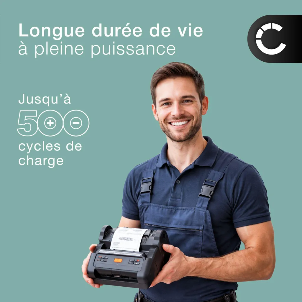 Batterie de Rechange Dymo LabelManager 280 260P - Corrige Panne Charge