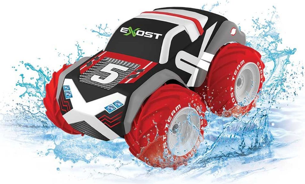 Exost Aqua Typhoon ferngesteuertes Fahrzeug Dumel Spielzeug fährt schwimmt