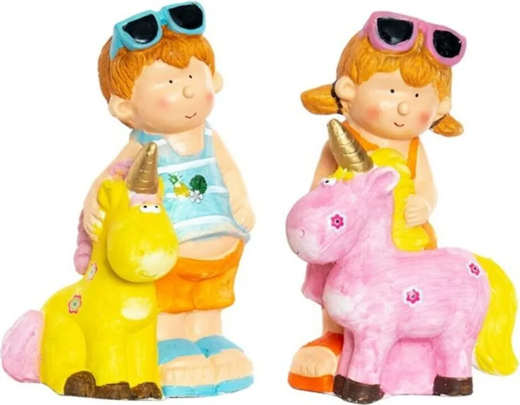 Aménager son jardin avec des figurines d'enfants DKD Home Decor - 2 pcs
