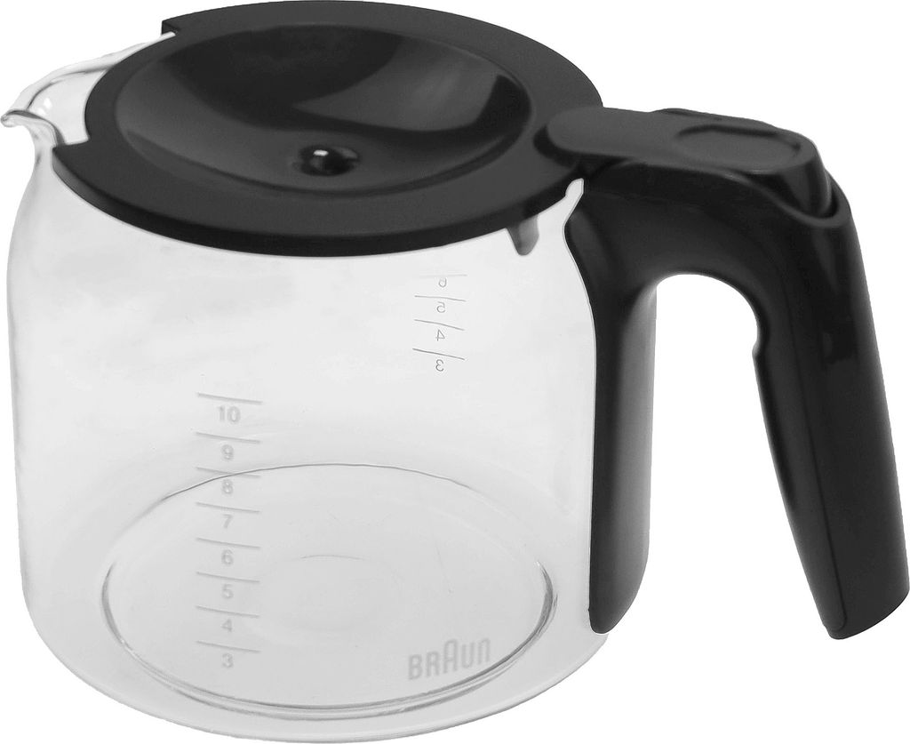 Braun 7313210654 Glaskanne für KF3100WH KF3120WH PurEase Kaffeemaschine