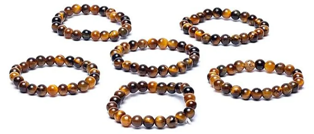 Bague Élastique Oeil de Tigre 3mm Lot de 6 : Fini les Problèmes de Taille