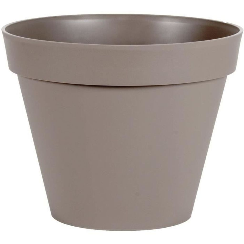 EDA Toskana Blumentopf - Kunststoff - taupe - D40 x 32 cm Produktbild 