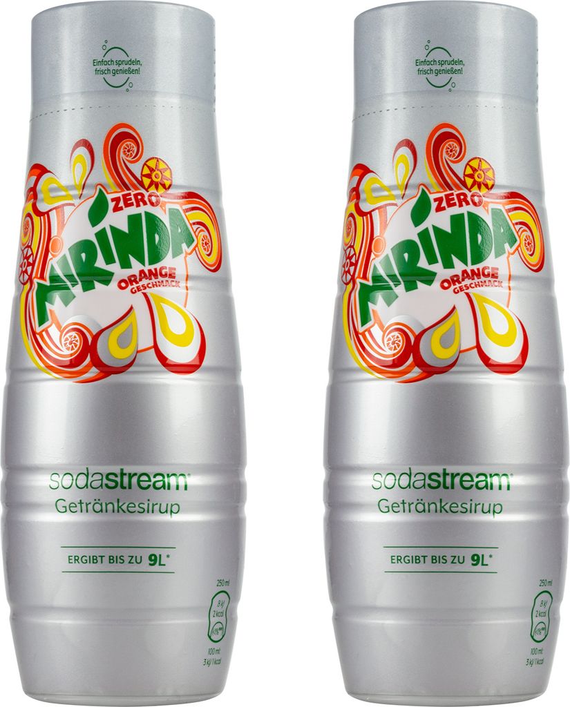 SodaStream Mirinda nápojový sirup bez cukru, 440 ml, 2 kusy Obrázek produktu 