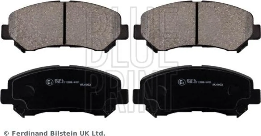 Plaquettes de Frein sans Bruit ADN142139 pour Nissan Rogue et Qashqai