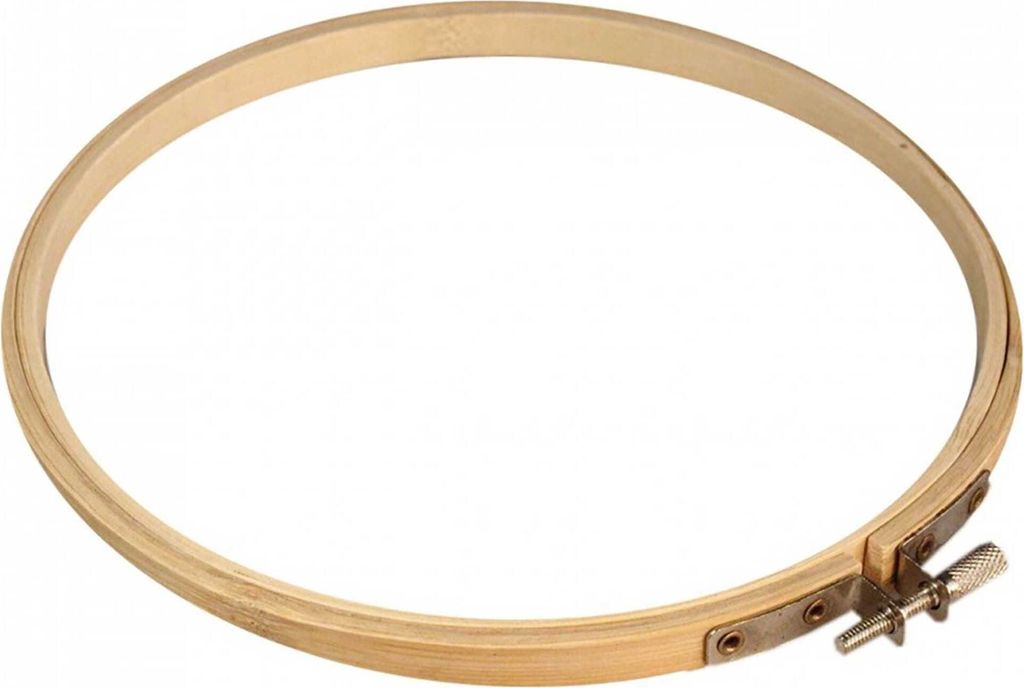 Stickrahmen Holz rund Stickring Holzstickrahmen Holzstickring natur, Größenwahl, Größe:20cm