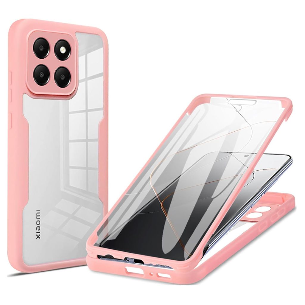 Techsuit ColorVerse 360 Hülle mit Schutzfolie für Xiaomi 14 - Rosa