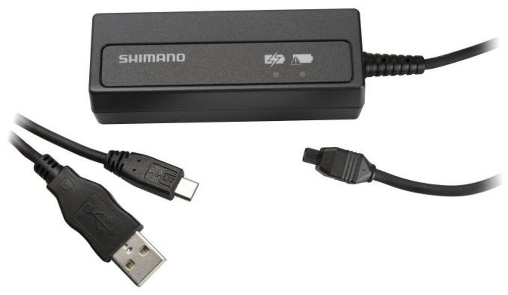 Shimano Battery Ladegerät Stufen EC -E8004 mit Nettokabel - 42 Volt (in Plastiktüte)