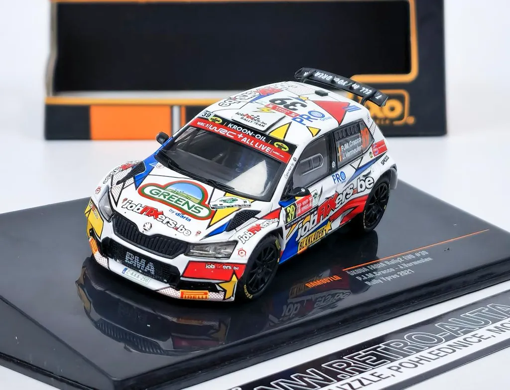 Škoda Fabia Rally 2 EVO IXO 1:43 - Idéal Collectionneur Rallye et Sport