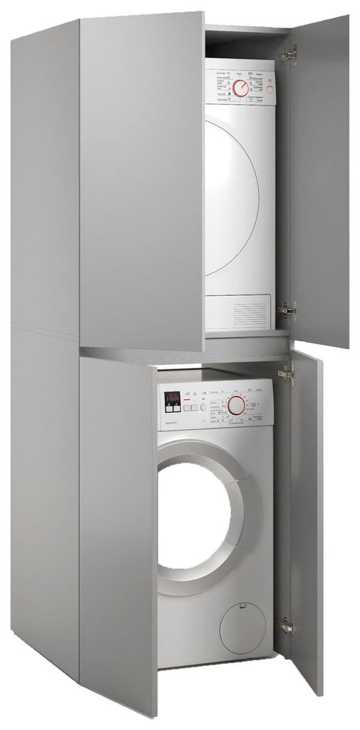 Flagler - Großer Mehrzweckschrank, 70x195h cm Grau, Ein Produktbild 