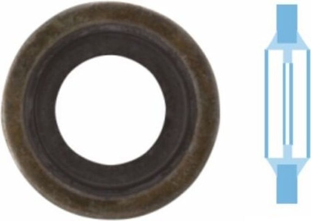 CORTECO Dichtring Ölablaßschraube Dichtring 008798H für FORD GALAXY (WGR) 1,5mm Gummi 14,7mm 24mm
