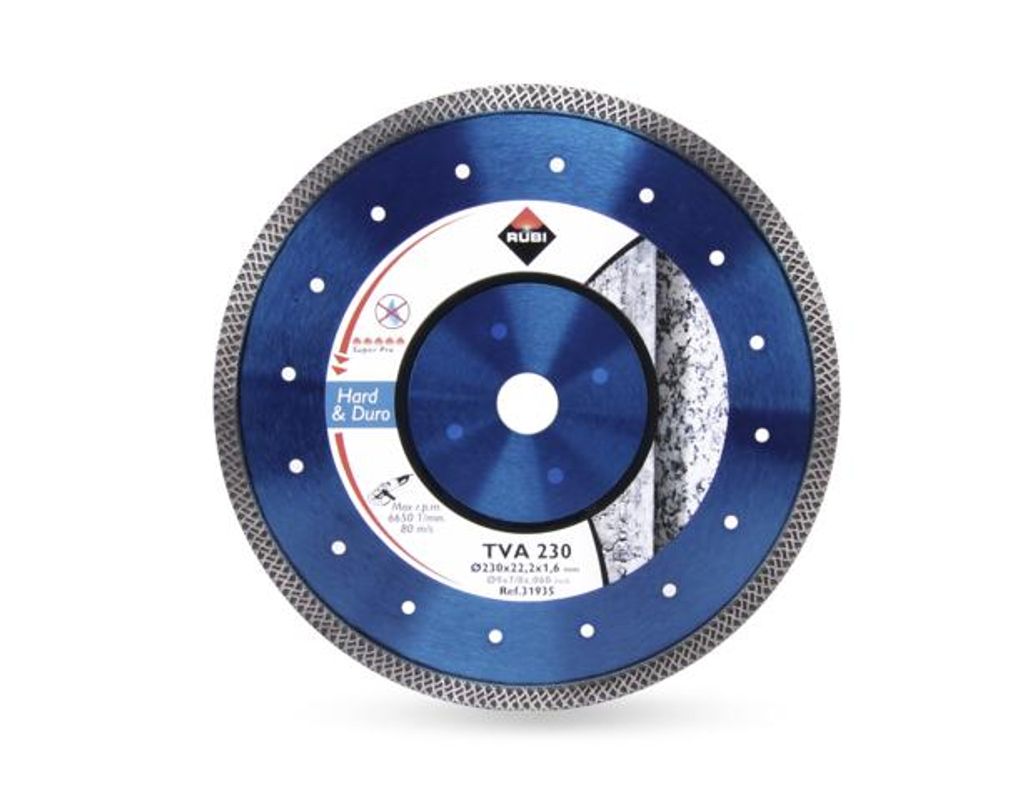 RUBI Rubi 31933 TVA 125 SUPERPRO Turbo Viper Diamond Saw Immagine del prodotto 