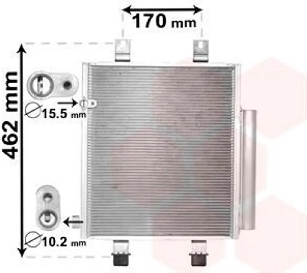 Stop aux fuites de clim : Condenseur VAN WEZEL pour DAIHATSU Cuore VII