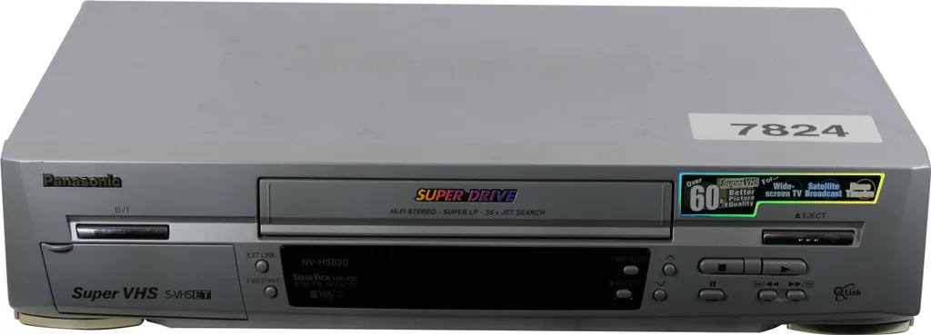 Lecteur Magnétoscope S-VHS Panasonic NV-HS820 haute fidélité d'image