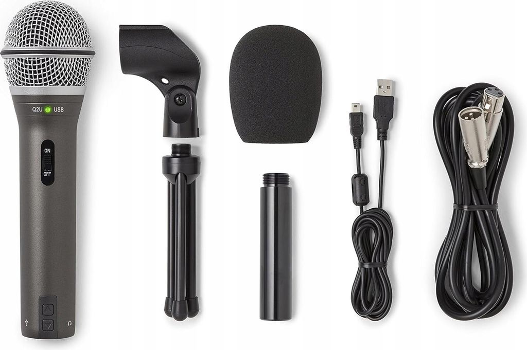 Samson Q2U, PC-Mikrofon, 50 - 15000 Hz, 16 Bit, 48 kHz, Produktbild 