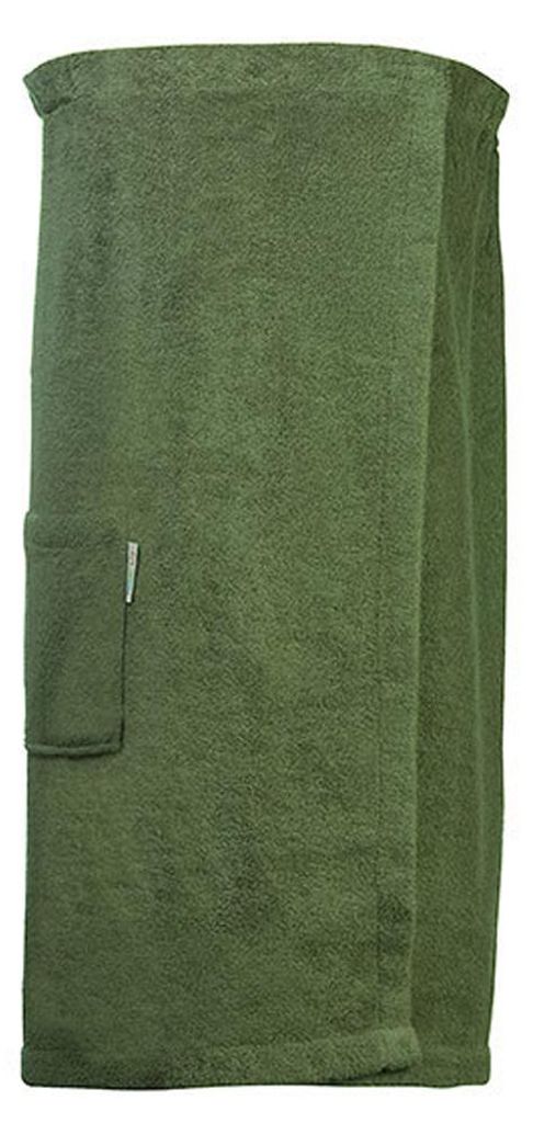ARTG - Saunakilt, Unifarben LT5791 (85 cm x 135 cm) (Armee-Grün)