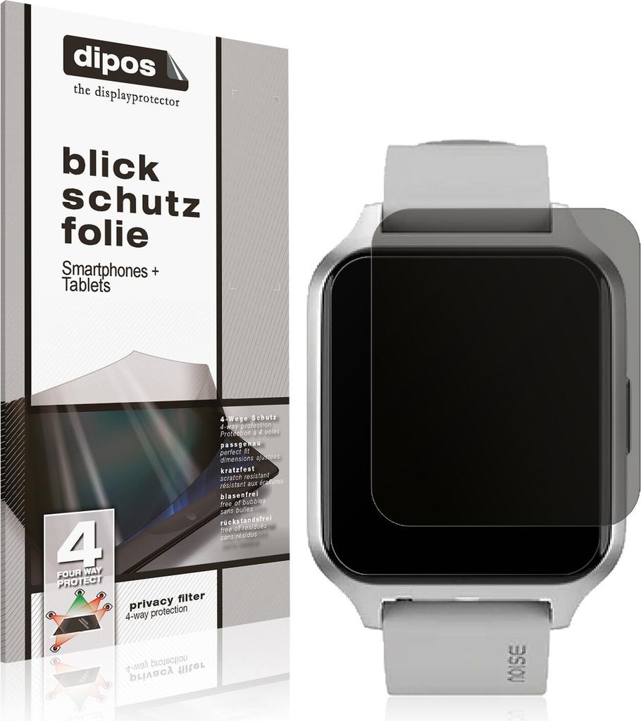 Blickschutzfolie für Noise Colorfit Brio matt Schutzfolie Folie Display Schutz dipos