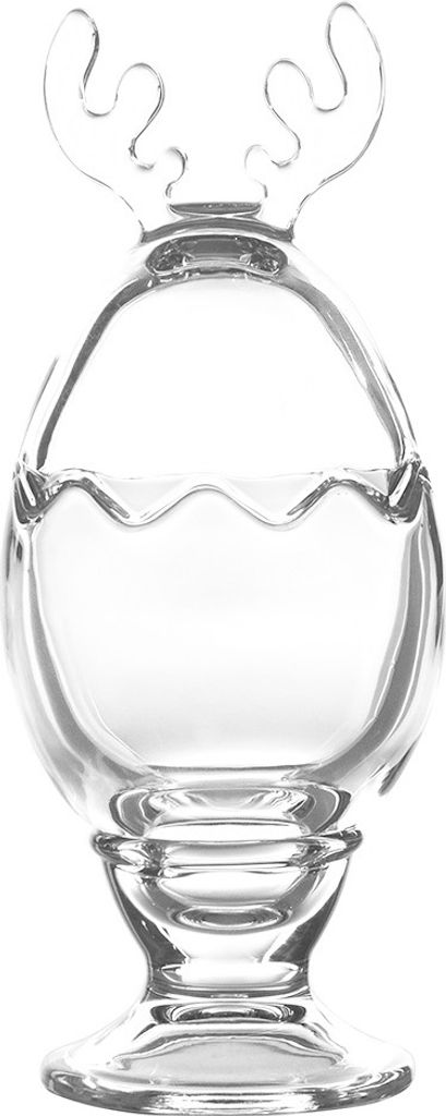 Clayre & Eef Glastopf Ø 8x21 cm Transparant Glas
