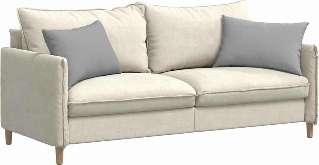 “2026 Modern“ Sofakissen 2 pcs - Montage erforderlich - Wolkengrau 60 x 40cm Stoff - Gartenmöbelauflagen Designermöbel 796961 - Gartenmöbela...