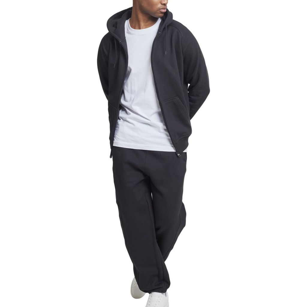 Urban Classics Tb1593-Felpa Oversize con Cappuccio Maglia di Tuta, Nero, XS Uomo