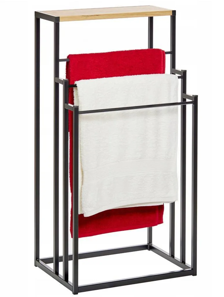 Échelle porte-serviettes gain de place pour petite salle de bain