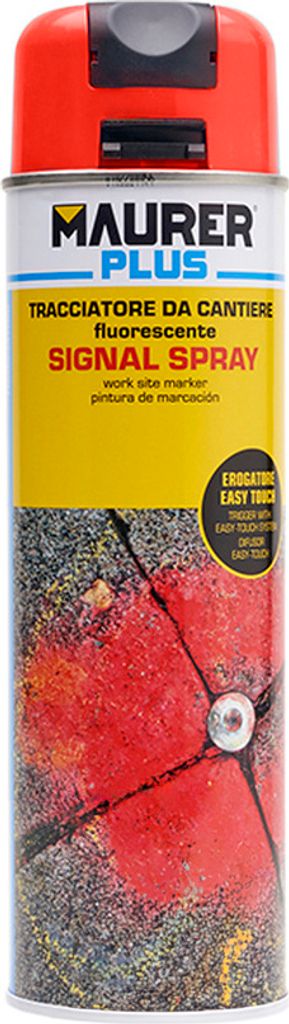 Spray di marcatura rosso fluorescente Maurer 500 ml. Immagine del prodotto 
