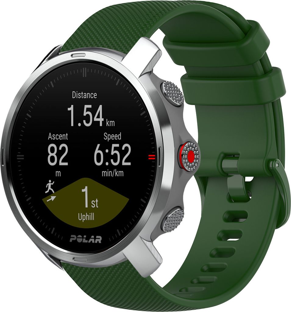 Strap-it® Polar Grit X Silikonarmband (Army Green) Produktbild 