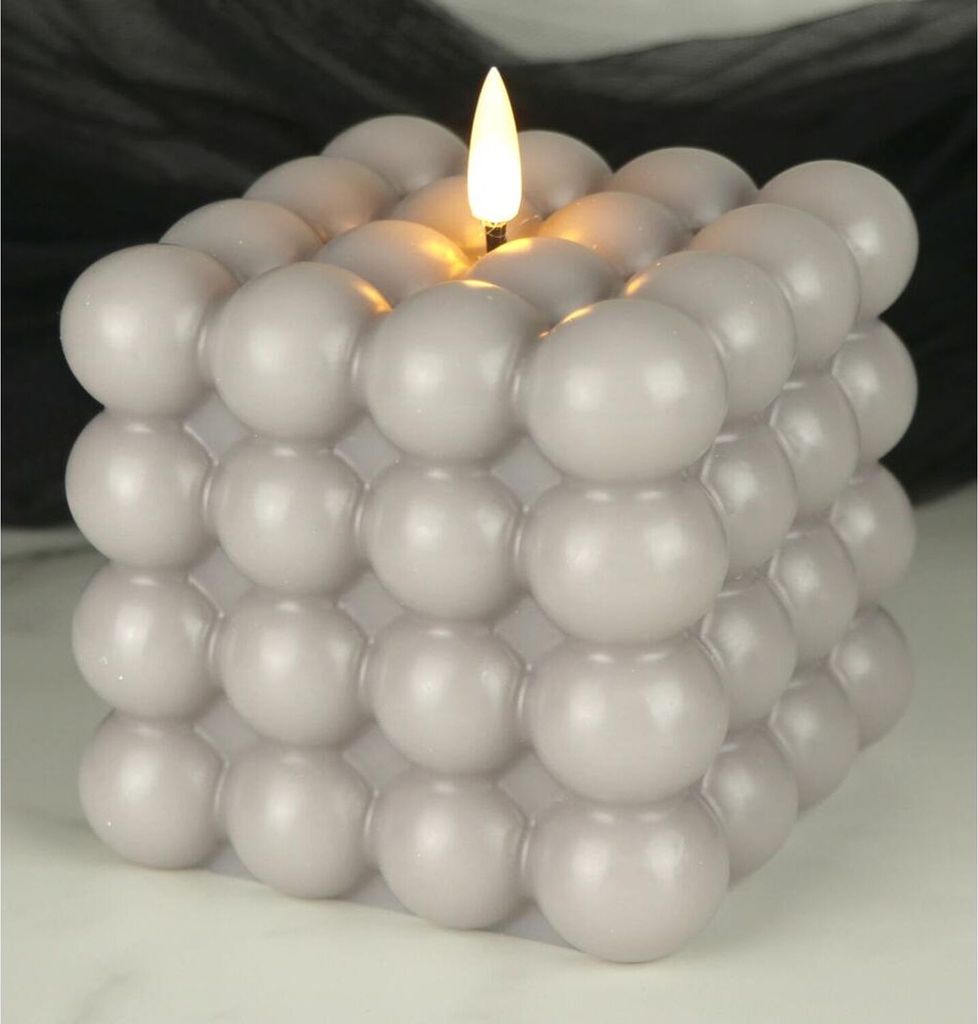 BURI LED Bubble Kerzen Elektrische Teelichter Flackernd Tischdekoration Timer