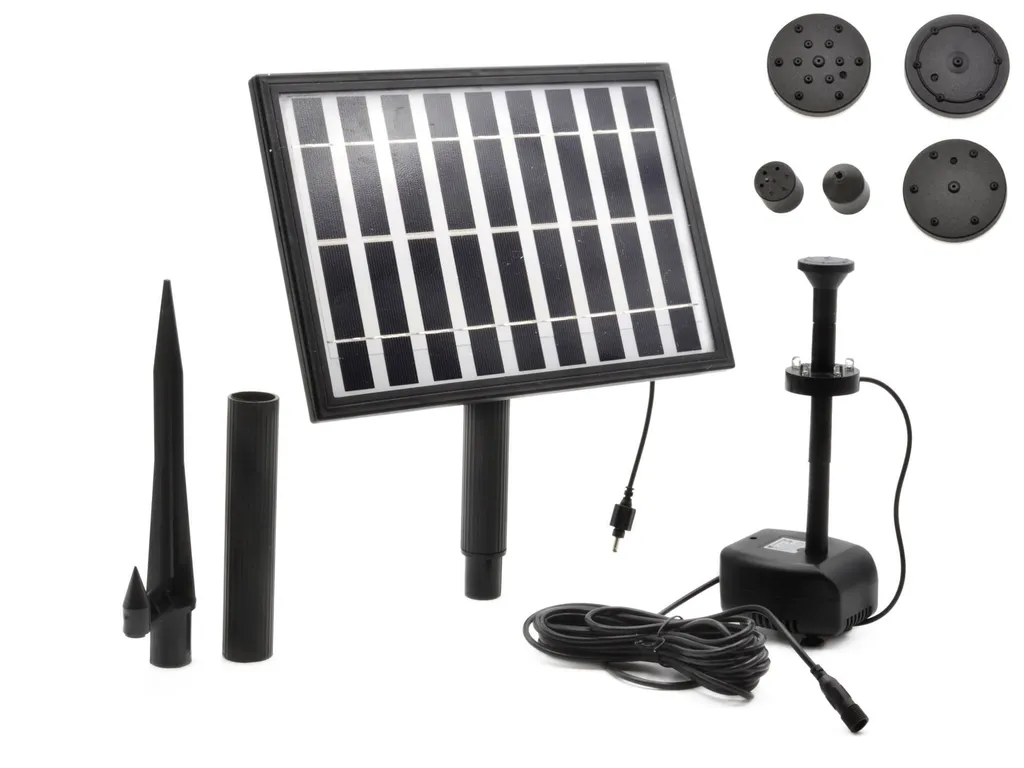 Évitez l'eau stagnante avec la pompe solaire 5W GEKO G81472 pour bassin