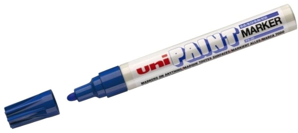Uni-Ball Paint PX-20, Modrá, Viacfarebný, 1 farba/farieb, Obrázok produktu 
