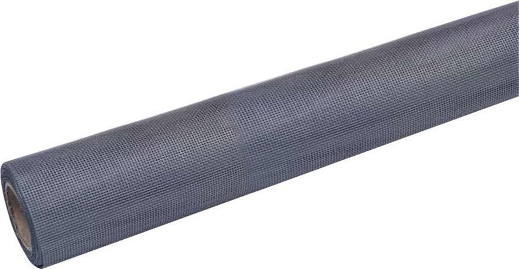 Netz FlyScreen IFM 800 mm, Rolle L-30 m, gegen Insekten und Mücken, Fiberglas, grau