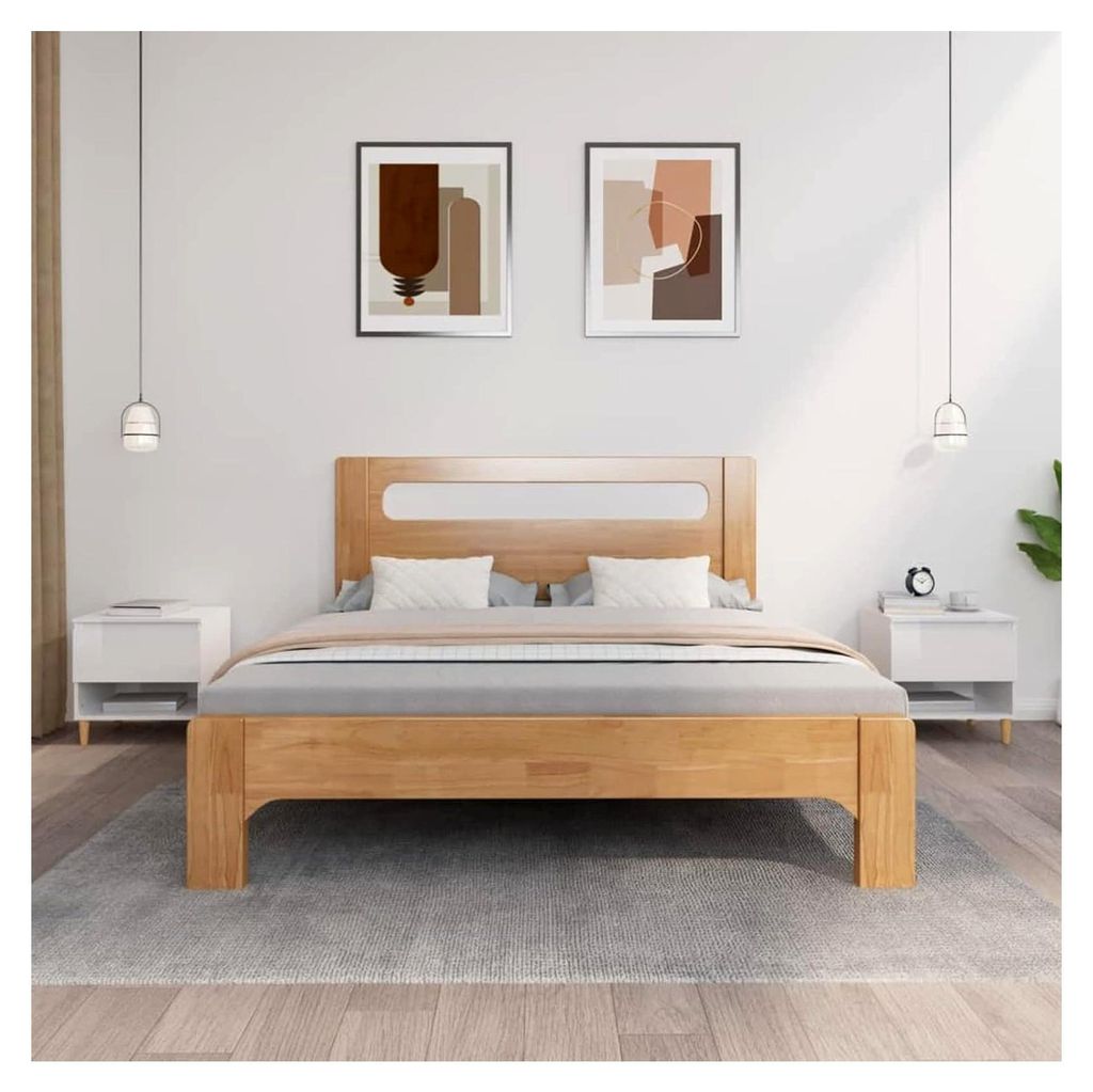 Nachttische 2 Stück Nachtschrank, Nachtkonsole, Beistelltische, Nachtkästchen, Beistellschrank, Nachtkommode, Hochglanz-Weiß 50x46x50 Holzwerkstoff